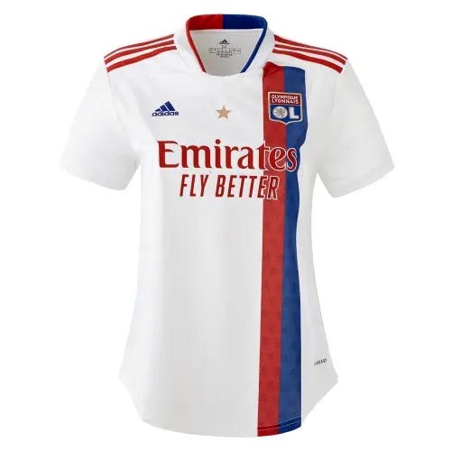 Heimtrikot Lyon Damen 2021-2022 Günstige Fußballtrikots